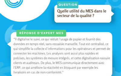 [Réponse expert] Quelle utilité du MES dans le secteur de la qualité ?